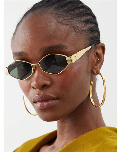 celine hexagonal|SUNGLASSES WOMEN .